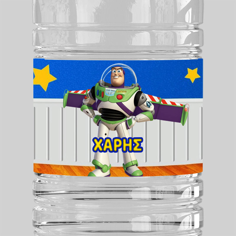 Ετικέτες νερού με όνομα Toy Story / 8 τμχ