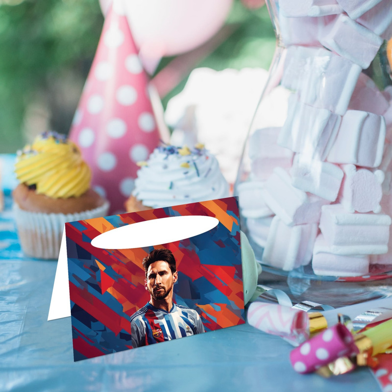 Καρτελάκι Μπουφέ Messi/ 6τμχ