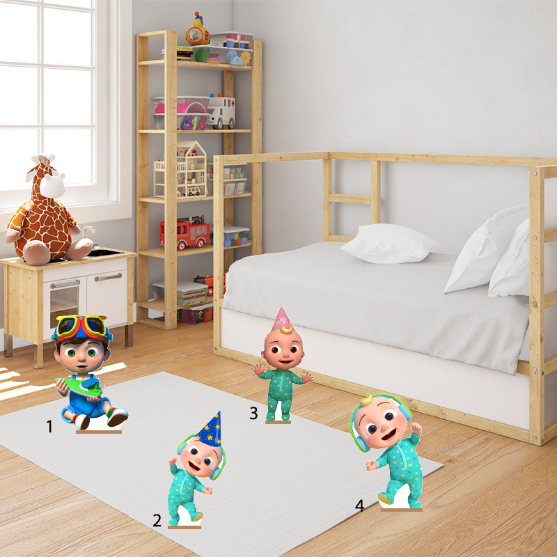 Διακοσμητική φιγούρα Cocomelon 50cm Ξύλινη με βάση/1 τμχ