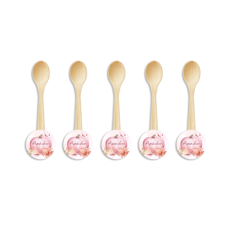 Ξύλινες Κουταλάκια Κολοκύθα / 8τμχ