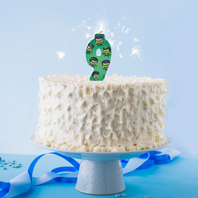 Κερί Νούμερο 9 Baby Hulk