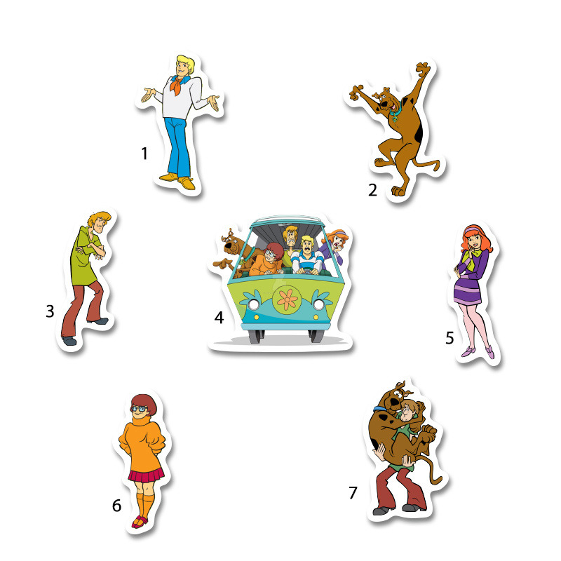 Διακοσμητική φιγούρα Scooby-Doo 5cm Ξύλινη/1τμχ