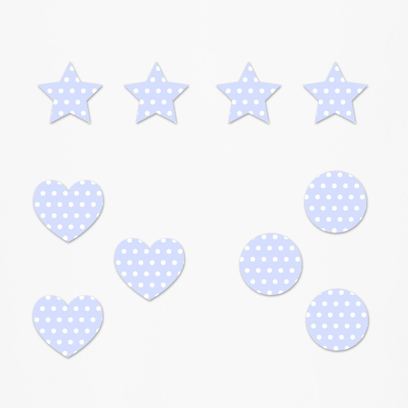 Ξύλινα διακοσμητικά Αλίκη στη χώρα των θαυμάτων Pattern mix/ 10τμχ(2cm)