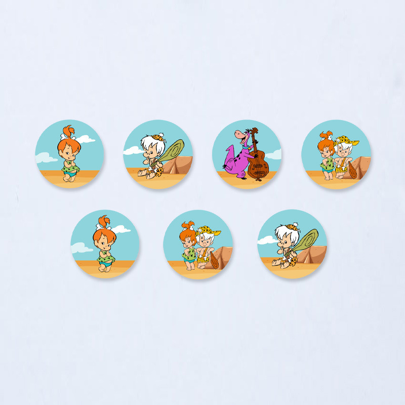 Ξύλινες Κονκάρδες Σταλίτσα / 8τμχ