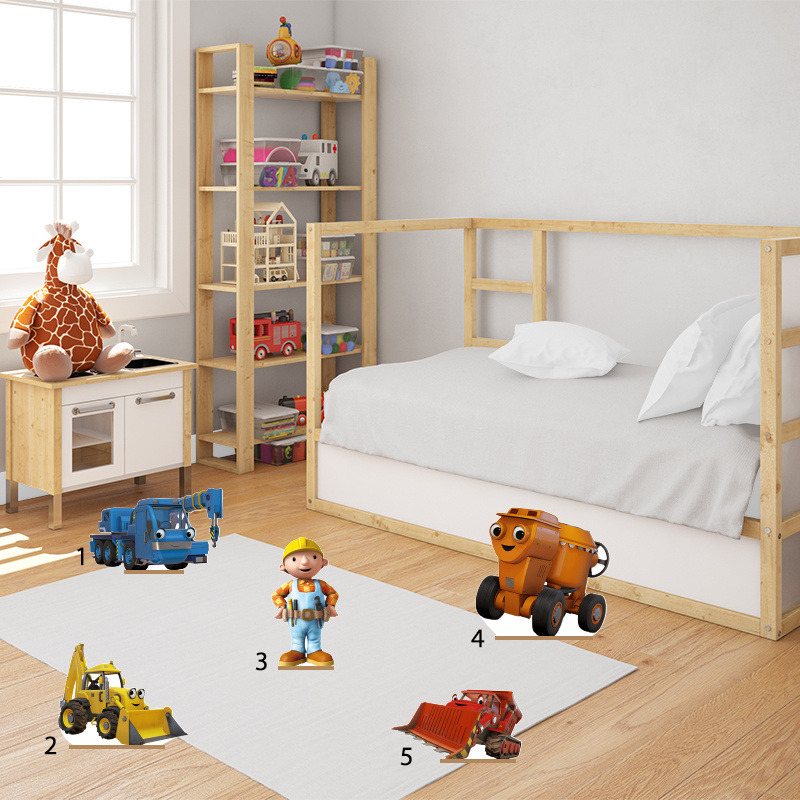 Διακοσμητική φιγούρα Μπομπ ο Μάστορας 20cm Ξύλινη με βάση/1 τμχ