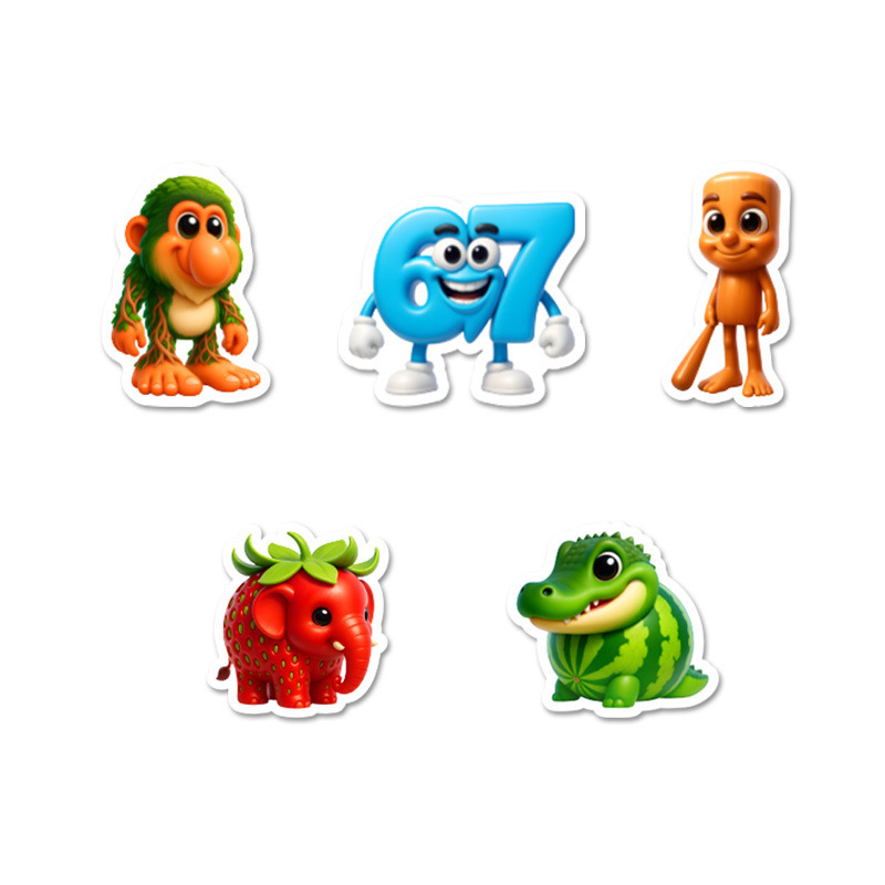 Αυτοκόλλητα Baby Boss 5cm / 8τμχ