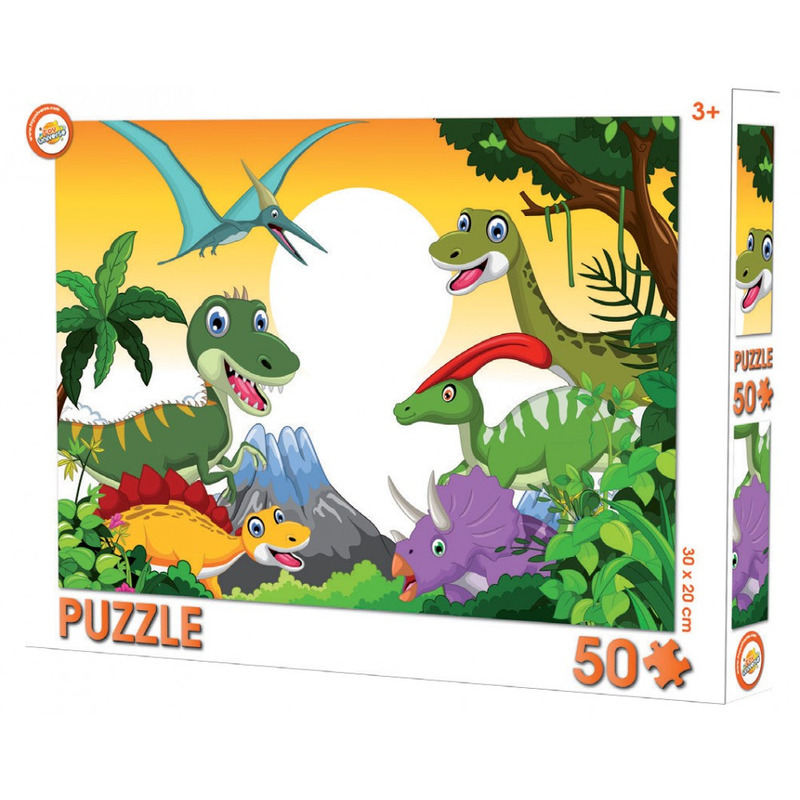 Παιδικό Puzzle Δεινόσαυροι 50τμχ για 3+ Ετών
