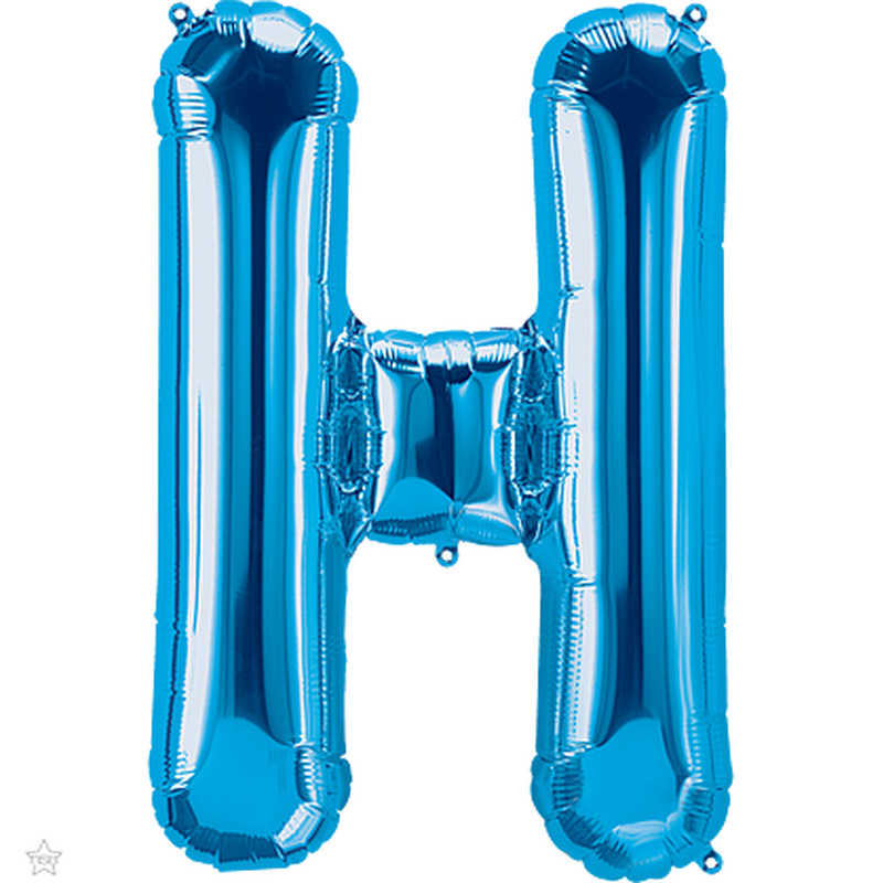 Μπαλόνι Φοιλ Γράμμα  H  Μπλε 34/ 86εκ