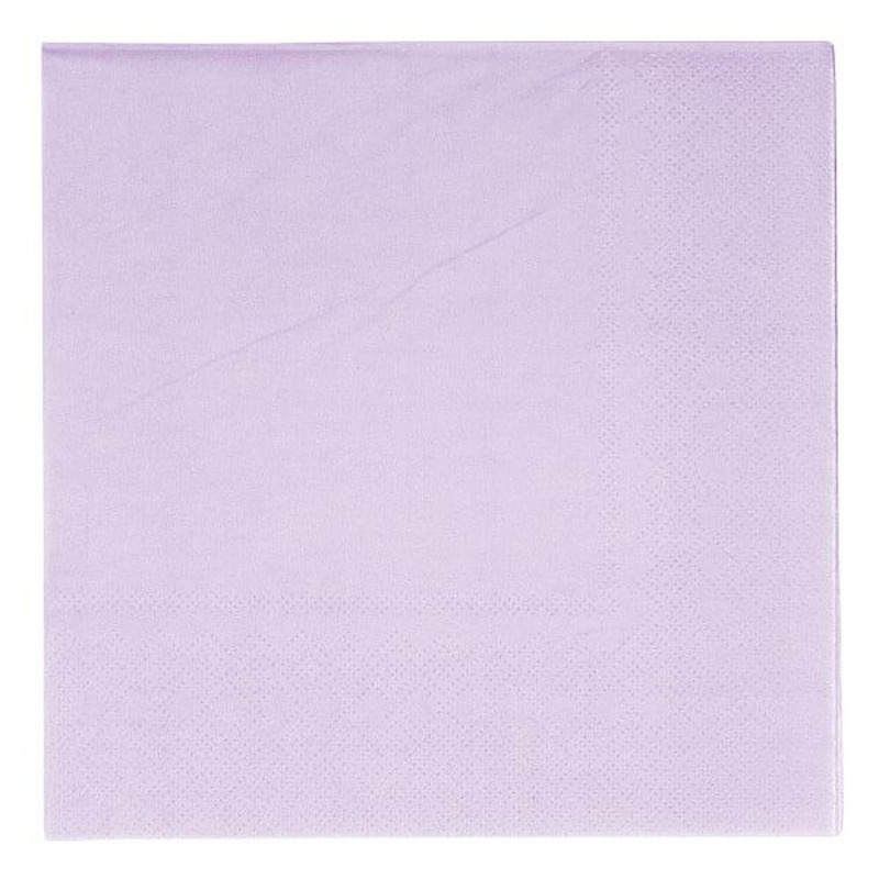 Χαρτοπετσέτες φαγητού 3φύλλες Vert Decor 33x33cm Purple - Λιλά Παστέλ /20 τεμ