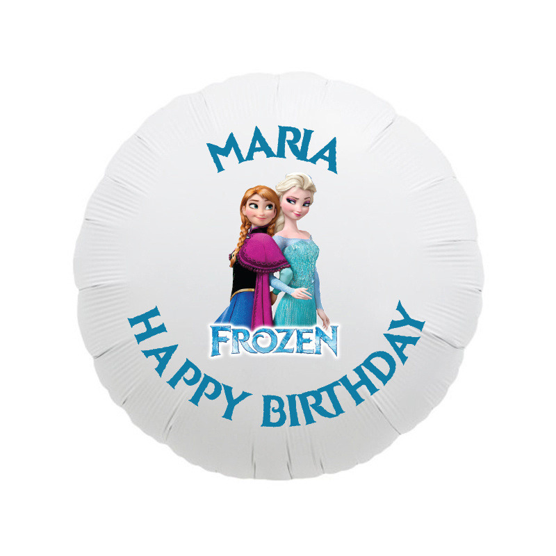 Μπαλόνι Φόιλ Frozen 17″ με όνομα / 43cm