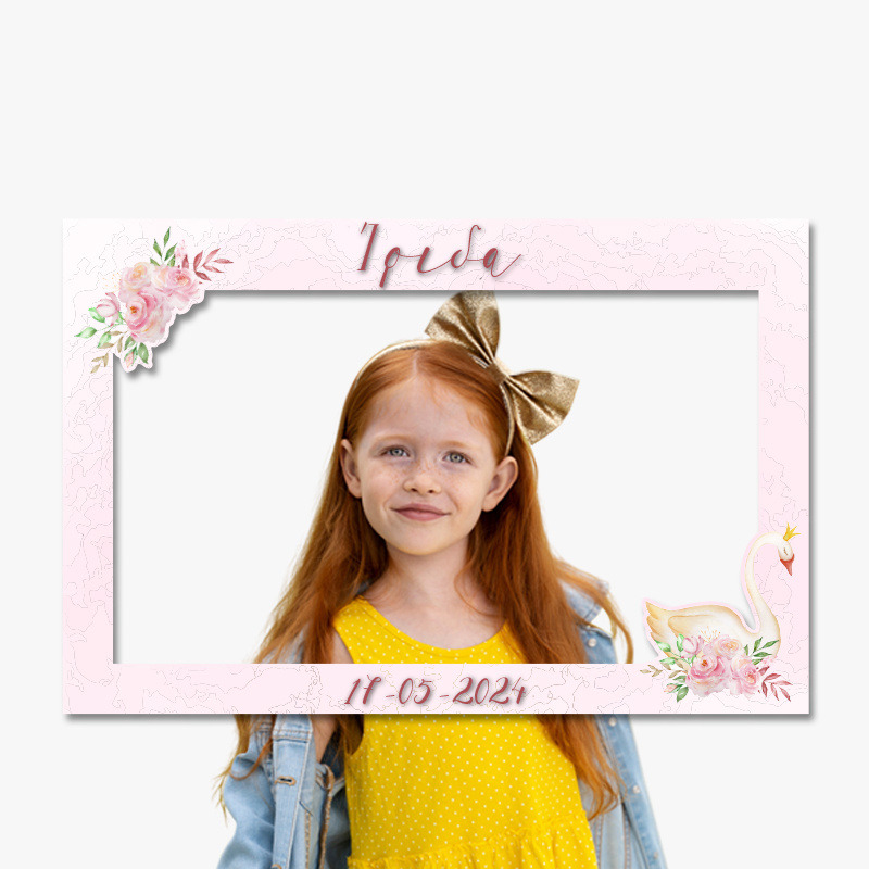 Κάδρο Photobooth Κύκνος για φωτογραφίες/ 60cm*40cm