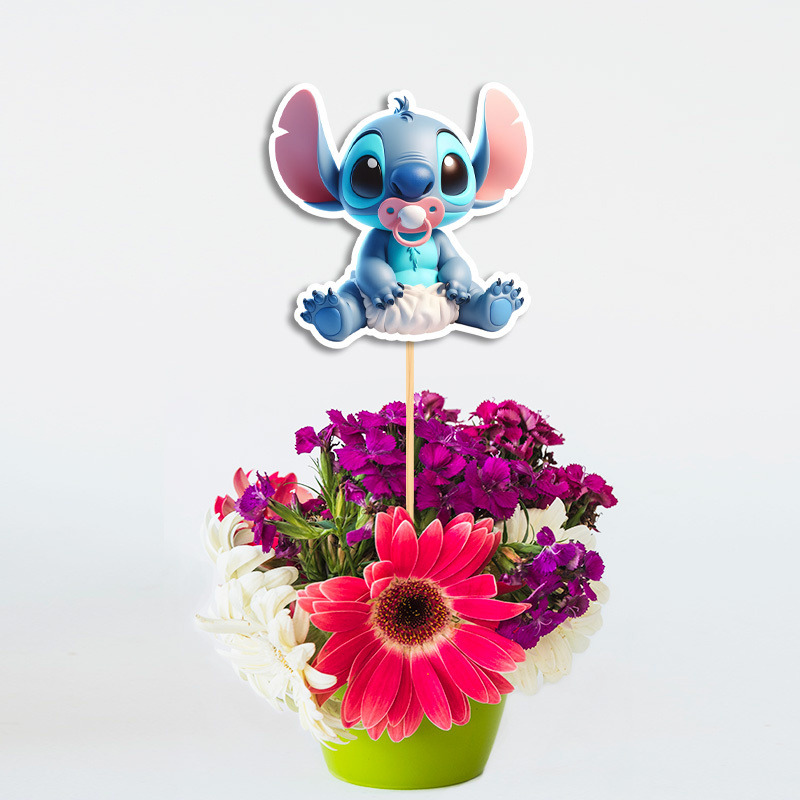 Topper Διακοσμητικό Baby Stitch χάρτινο/ 20cm