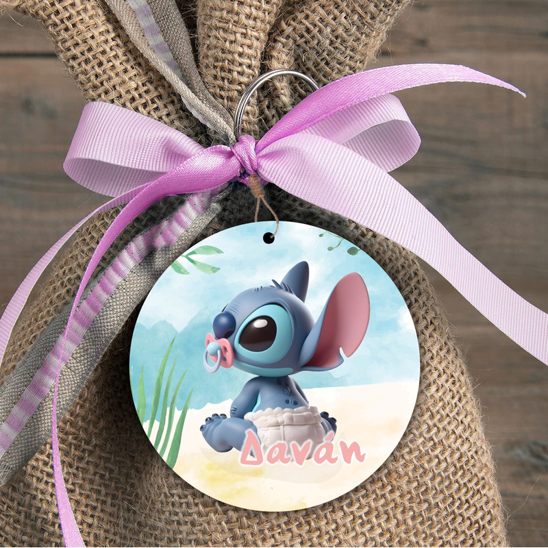Baby Stitch Φιγούρα Ξύλινη για μπομπονιέρα