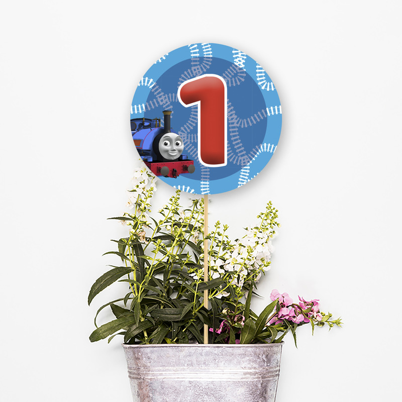Αρίθμηση τραπεζιού Τόμας το Τρενάκι κύκλος 13cm