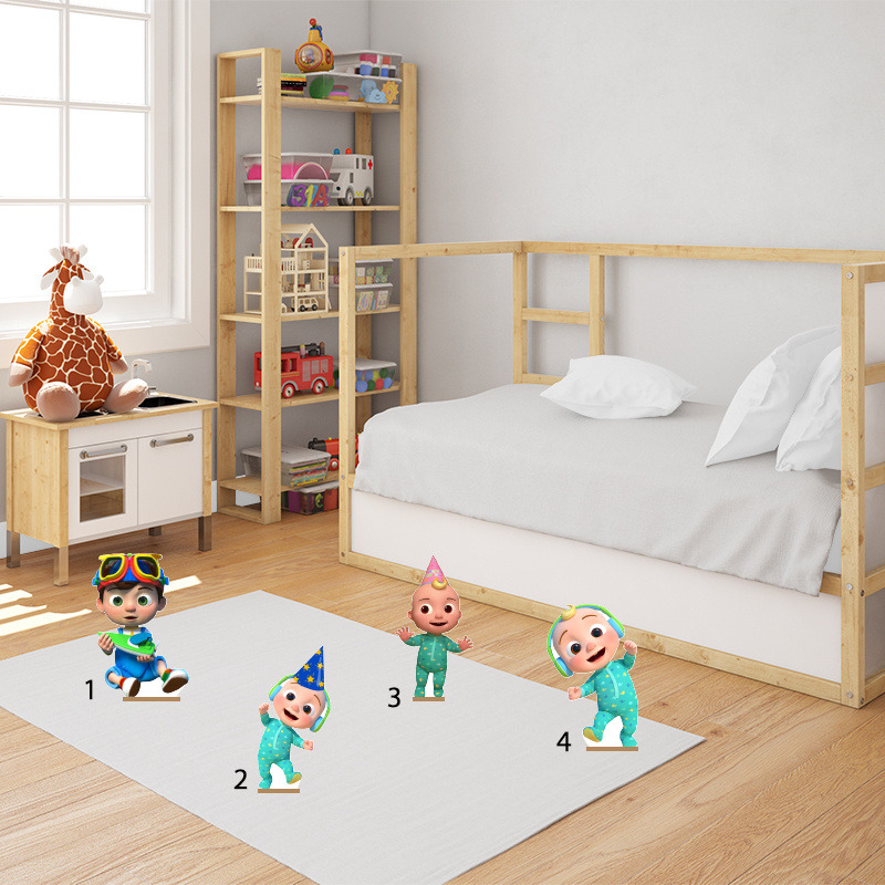 Διακοσμητική φιγούρα Cocomelon 20cm Ξύλινη με βάση/1 τμχ