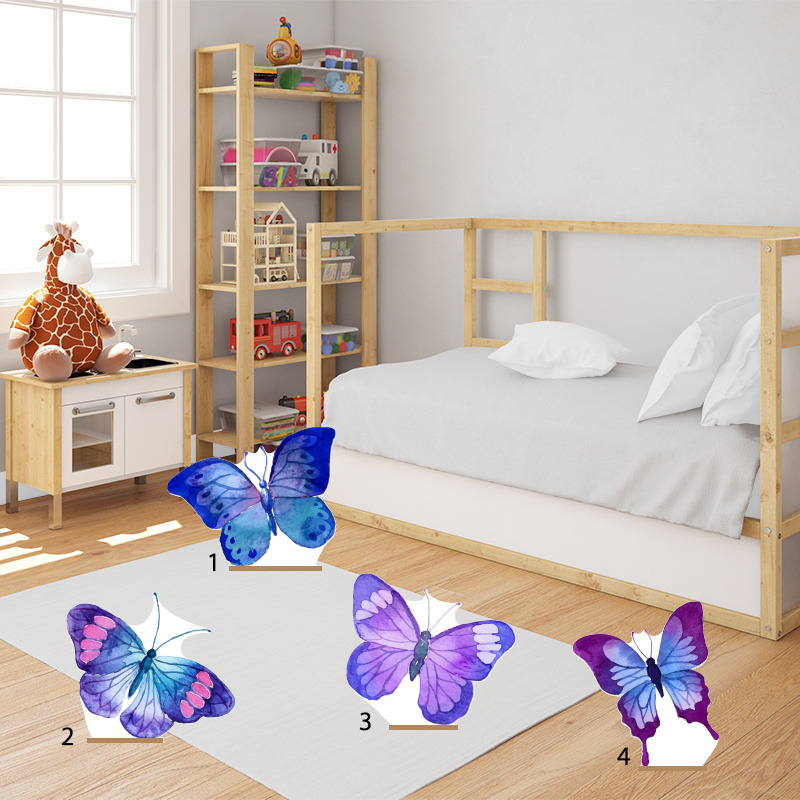 Διακοσμητική φιγούρα Πεταλούδες 50cm Ξύλινη με βάση/1 τμχ