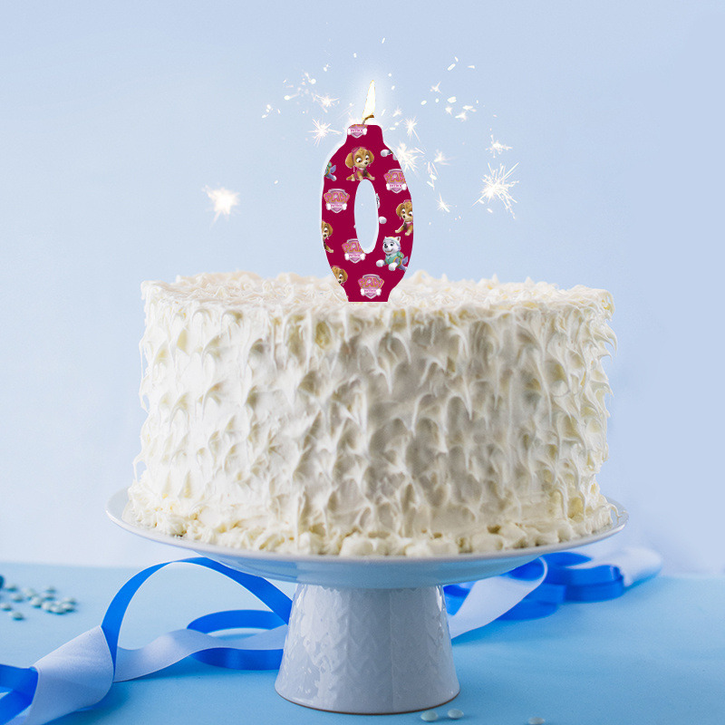 Κερί Νούμερο 0 Paw Patrol Girl