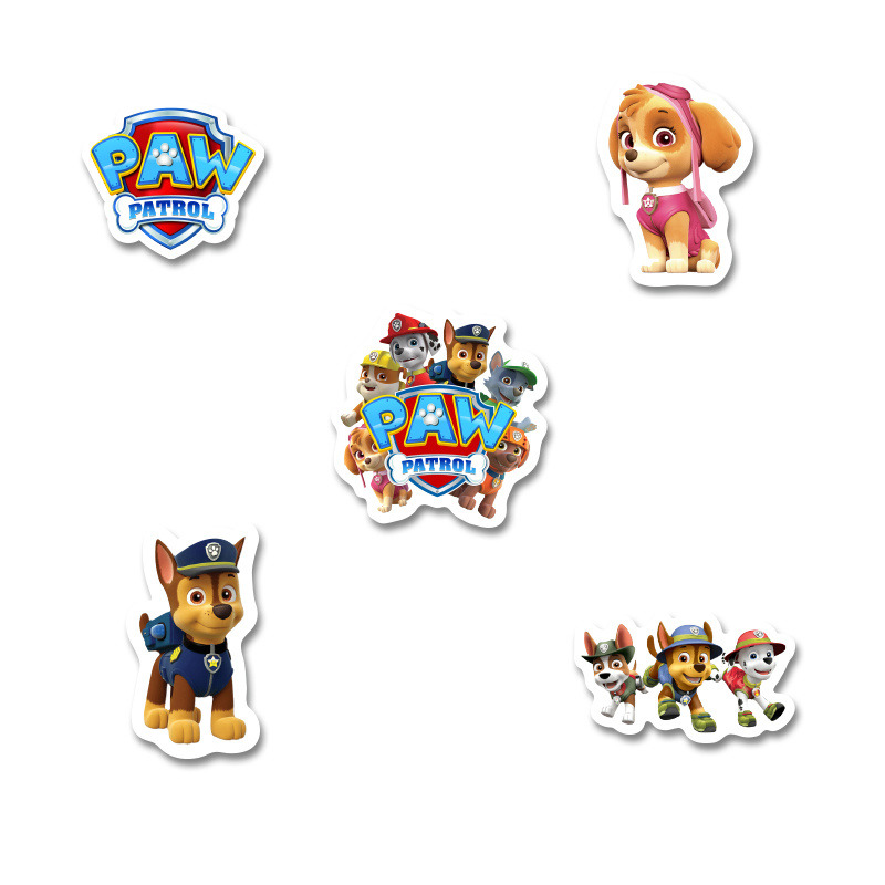 Αυτοκόλλητα Paw Patrol 5cm / 8τμχ
