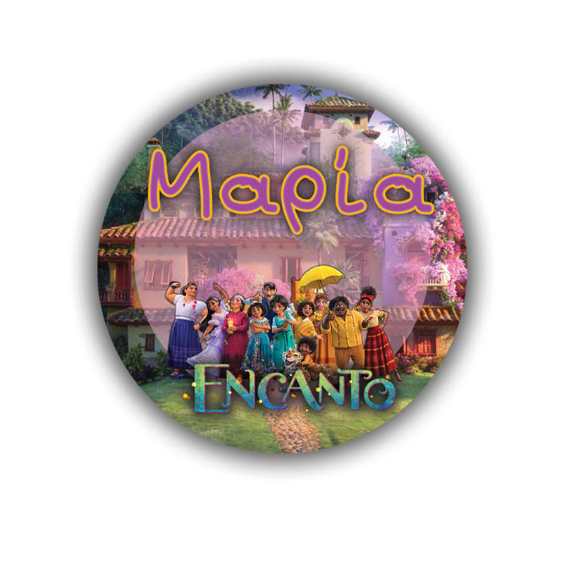 Αυτοκόλλητα με όνομα Encanto / 2τμχ