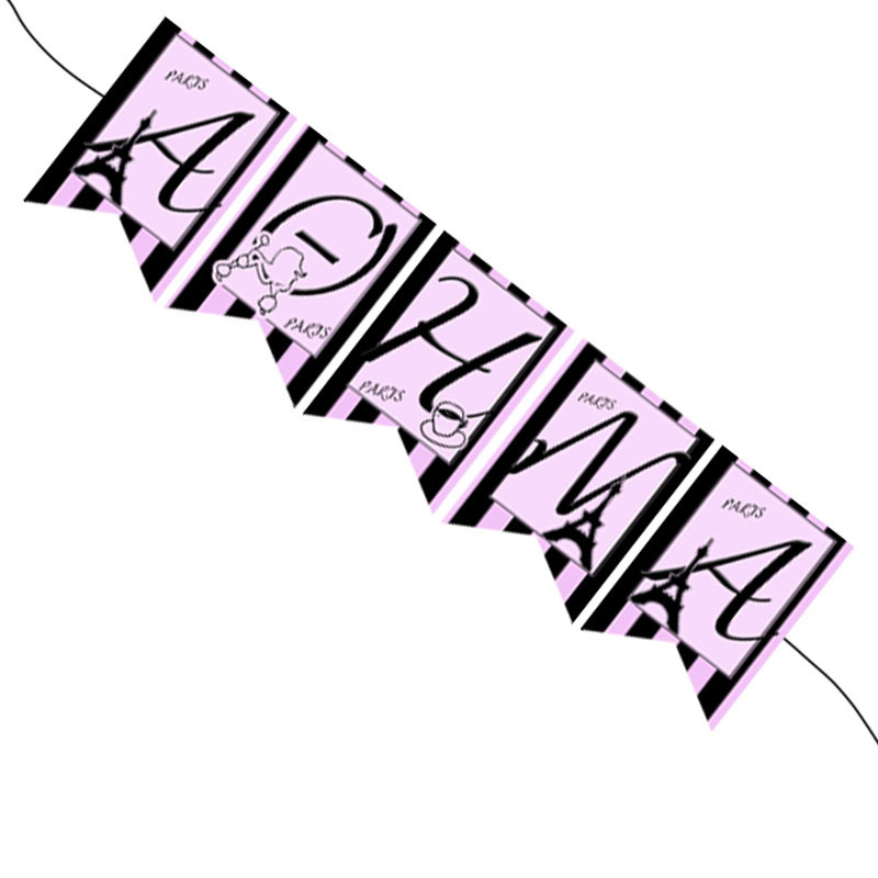 Σημαιάκια με όνομα Paris