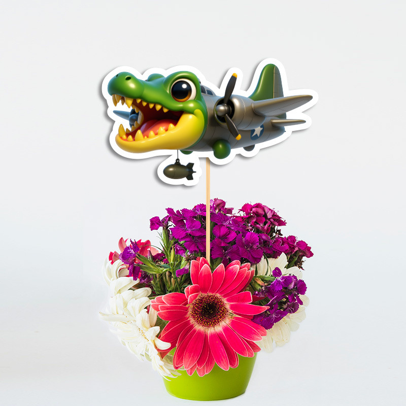 Χάρτινο διακοσμητικό Τοππερ 67 & Brainrot/ 20cm