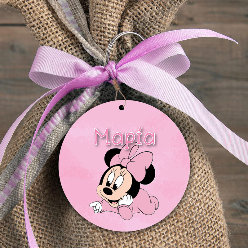 Ξύλινη φιγούρα για μπομπονιέρα Baby Minnie