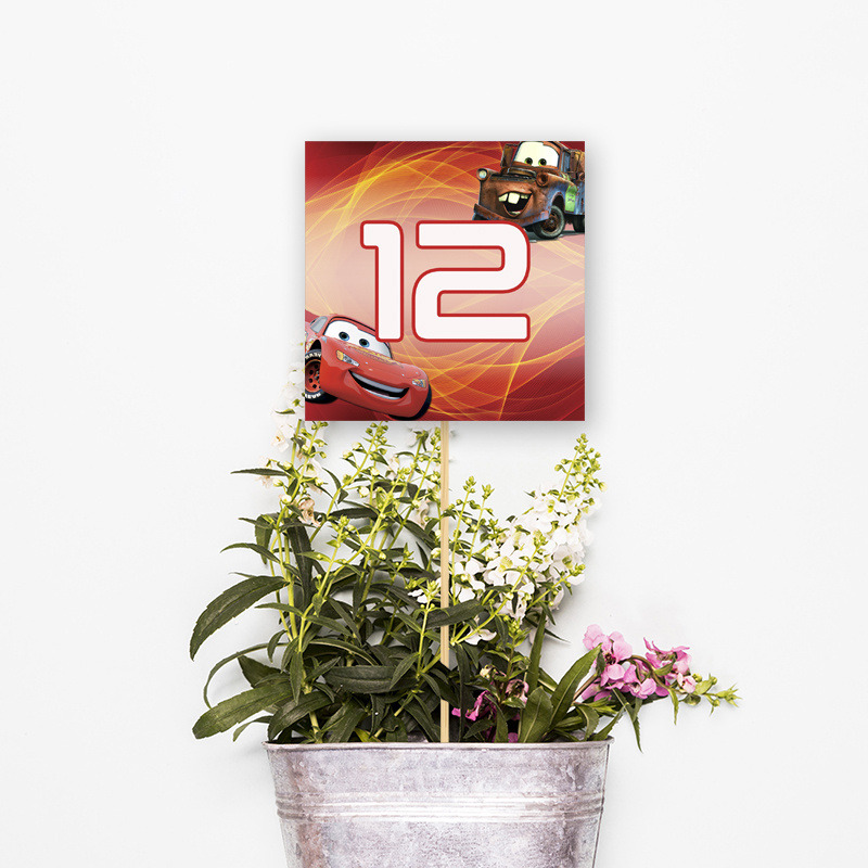 Αρίθμηση τραπεζιού McQueen τετράγωνο