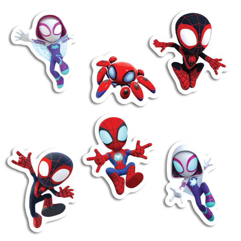 Αυτοκόλλητα Spidey 10cm / 8τμχ