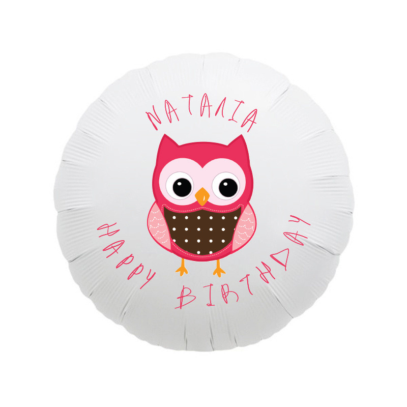 Φόιλ Μπαλόνι Κουκουβάγιες με όνομα / 43cm