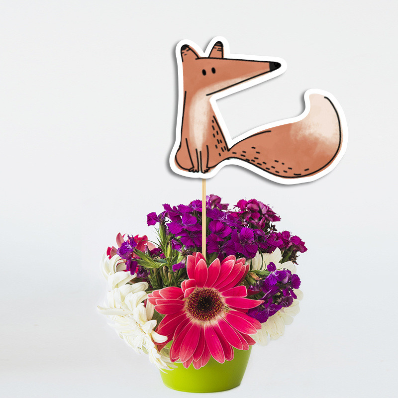 Διακοσμητικό Τοππερ Ο Μικρός Πρίγκιπας χάρτινο για το τραπέζι/ 20cm