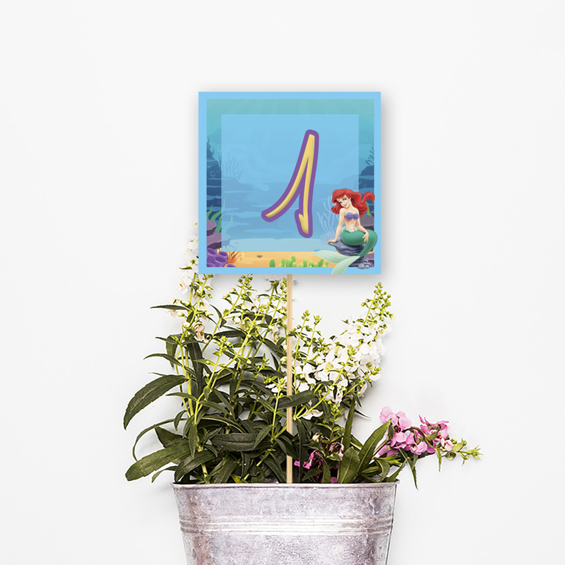 Αρίθμηση τραπεζιού Ariel τετράγωνο