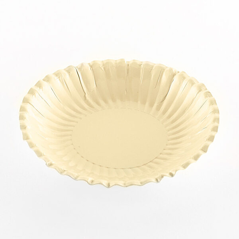 Πιάτα χάρτινα 16εκ Μπωλ Ιβουάρ / 10 τεμ