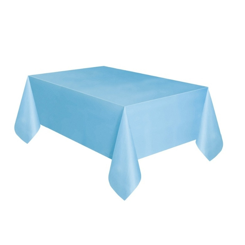 Τραπεζομάντηλο πλαστικό Σιέλ - Powder Blue / 137 x 274 εκ
