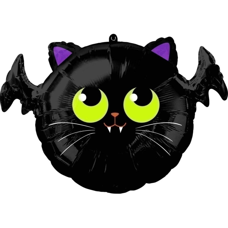 Μπαλόνι Φοιλ 20 Νυχτερίδα - Γατάκι Halloween Black Bat-Cat