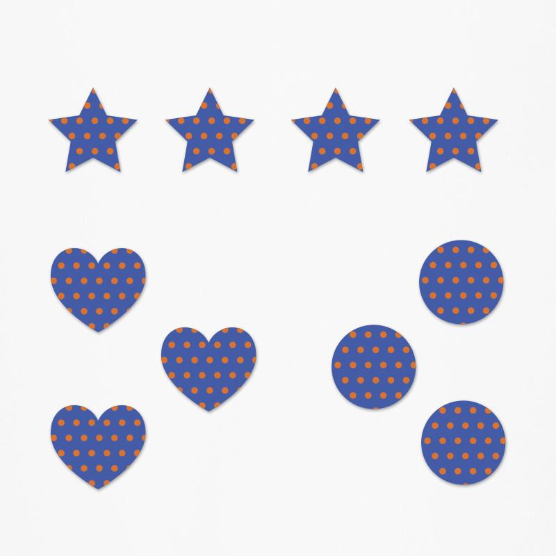 Ξύλινα διακοσμητικά Stumble Guys Pattern mix/ 10τμχ(2cm)