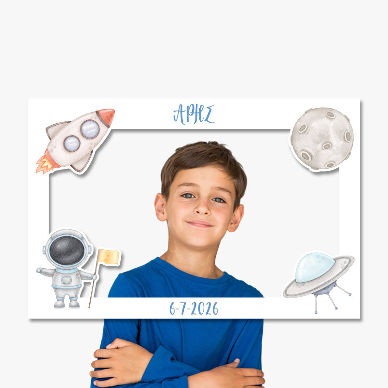 Κάδρο Photobooth Αστροναύτης για φωτογραφίες/ 60cm*40cm
