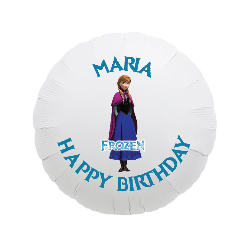 Μπαλόνι Φόιλ Frozen με όνομα / 43cm