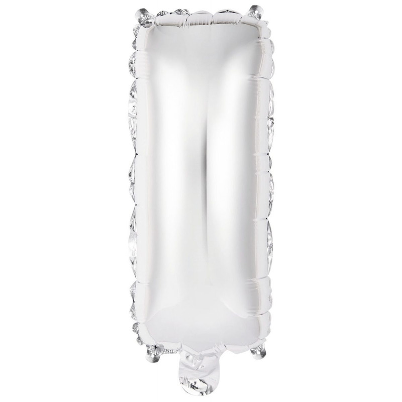 Μπαλόνι Φοιλ Μίνι Γράμμα I Ασημί
