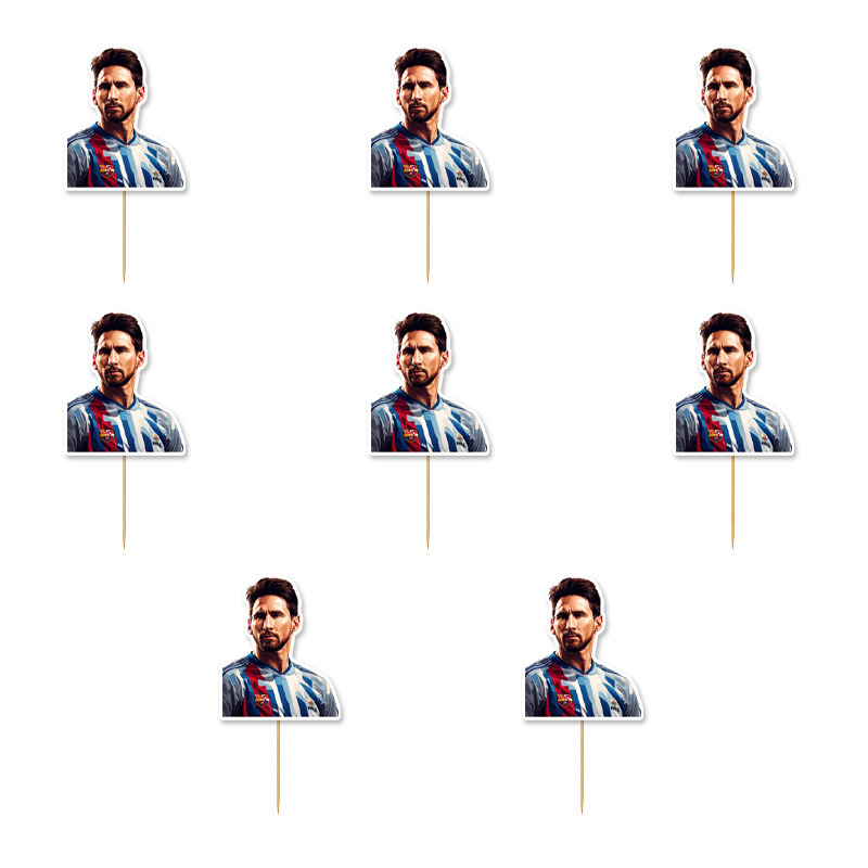 Οδοντογλυφίδες Messi 5cm / 12τμχ