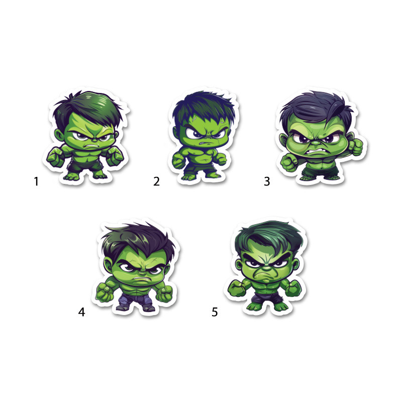 Διακοσμητική φιγούρα Baby Hulk 5cm Ξύλινη/1τμχ