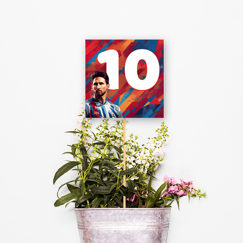 Αρίθμηση τραπεζιού Messi τετράγωνο