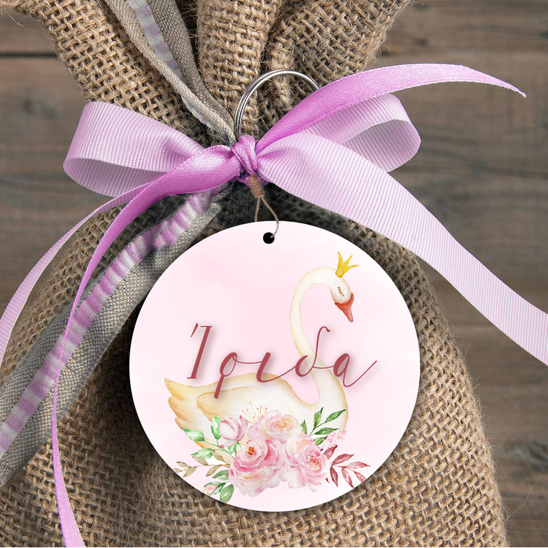 Ξύλινη φιγούρα Κύκνος για μπομπονιέρα