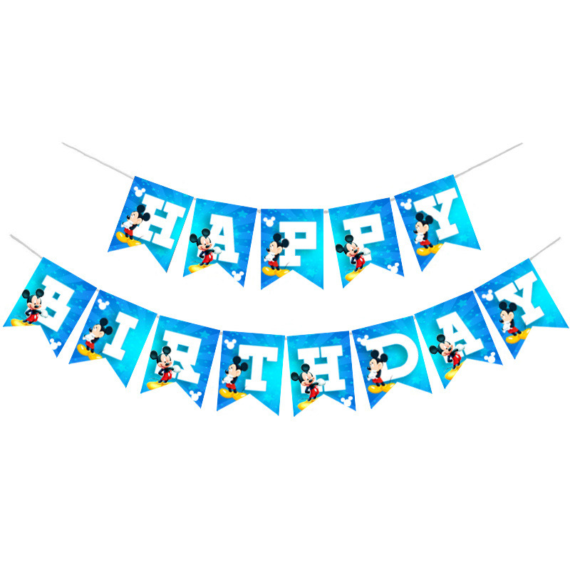 Γιρλάντα Γράμματα Mickey Happy Birthday