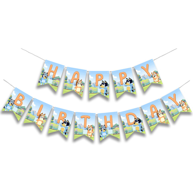Γιρλάντα Γράμματα Bluey Happy Birthday
