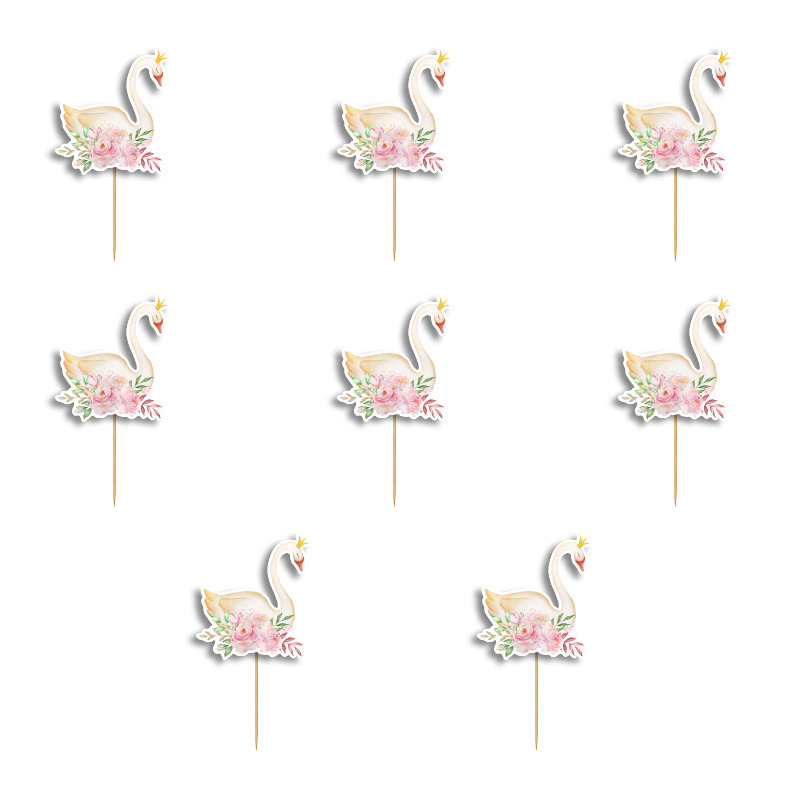 Οδοντογλυφίδες Κύκνος 5cm / 12τμχ