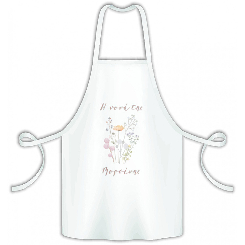 Floral Pastel Ποδιά Νονού/Νονάς για Βάπτιση