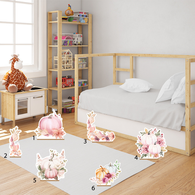 Διακοσμητική φιγούρα Κολοκύθα 20cm Ξύλινη με βάση/1 τμχ