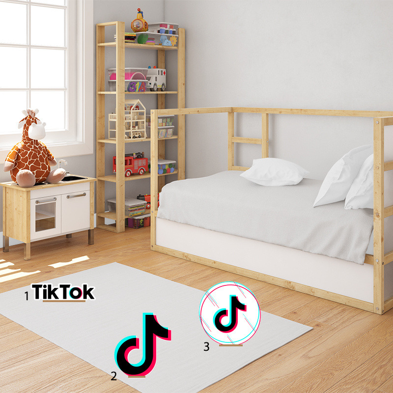 Διακοσμητική φιγούρα TikTok 20cm Ξύλινη με βάση/1 τμχ