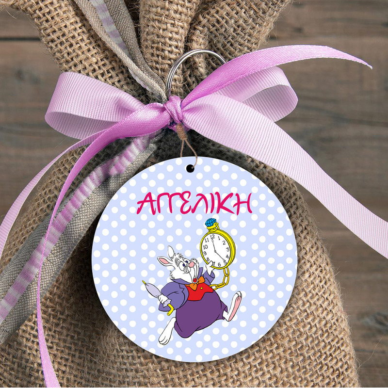 Φιγούρα Αλίκη στη Χώρα των Θαυμάτων Ξύλινη για μπομπονιέρα