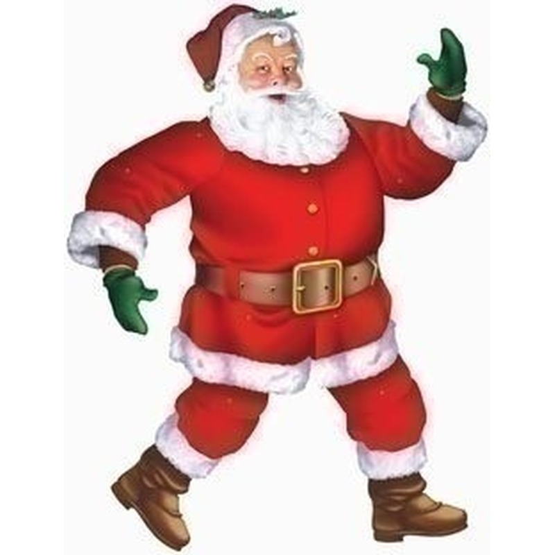 Χάρτινα διακοσμητικά Classic Santa - Άγιος Βασίλης